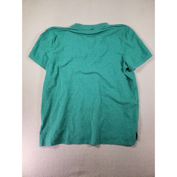 St John's Bay Polo Mens XL X-Large Green Performance Stretch Short Sleeve Shirt - Picture 6 of 6